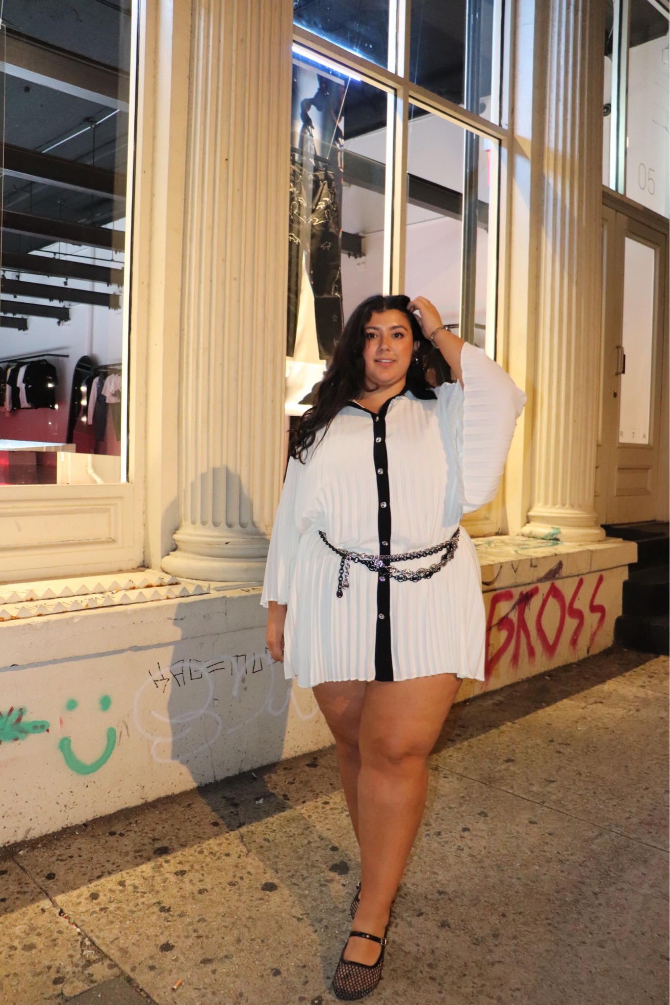 NYFW Nighy Outfit
Ming Wang Plus Size Pleated Dress 
Michael Kora Logo Chain Belt 


#LTKPlusSize #LTKNYFW #LTKStyleTip