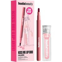 HUDA BEAUTY Kiss Me Rosy Pink Lip Duo (Worth £43) | Cult Beauty