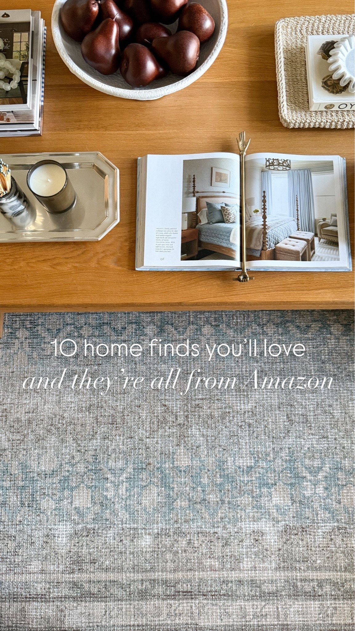 10 Amazon home finds that I’m loving… 

The most realistic faux topiary (love them on our front porch!!), an acrylic file box for organizing our mail and paperwork, the prettiest block print throw pillows, faux limes that will fool everyone, glass soap dispensers for your bathrooms and kitchen, an ultrasonic jewelry cleaner, coffee table decor and the coolest taper candle holders.

#LTKSaleAlert #LTKHome #LTKSeasonal