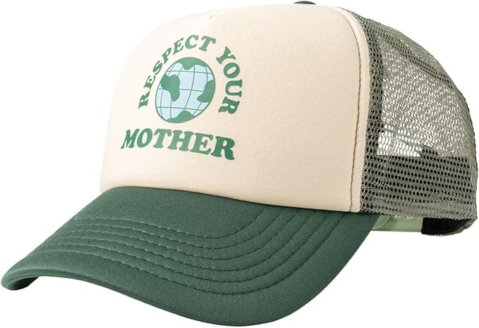 PACIFIC BRIM Women's and Men's Adjustable Cap Mesh Side Panels Trucker Hat | Amazon (US)