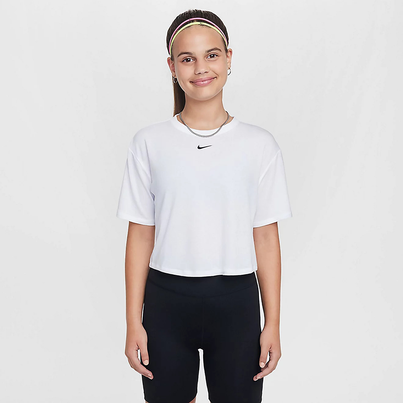 Nike Girls' One Relaxed Dri-FIT One Loose Short Sleeve Top | Academy Sports + Outdoors