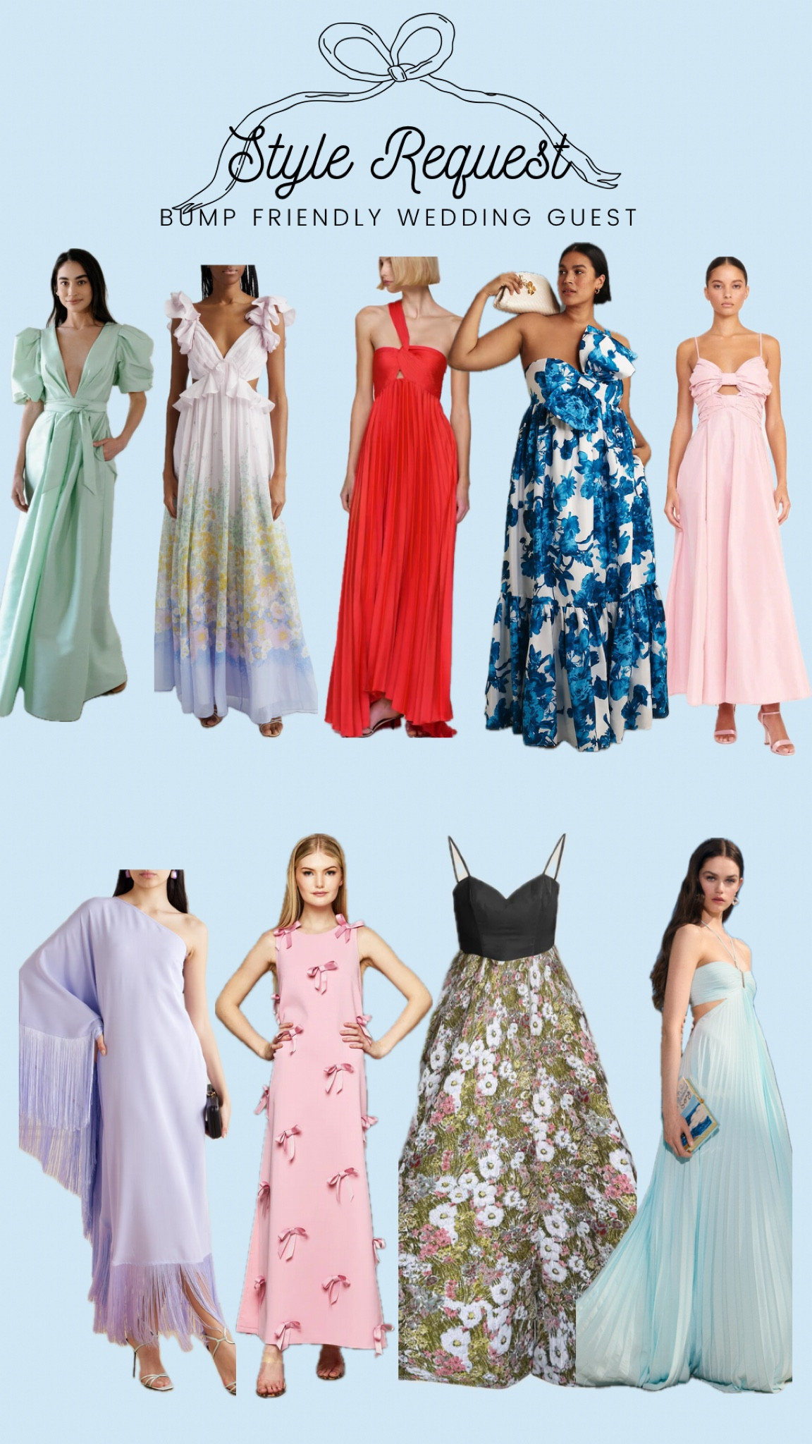 Bump friendly wedding guest dresses 

#LTKBump