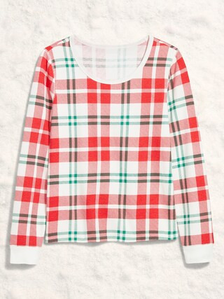 Scoop-Neck Waffle Pajama Top for Women | Old Navy (US)