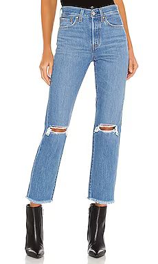 LEVI'S Wedgie Straight Ankle in Market Street from Revolve.com | Revolve Clothing (Global)