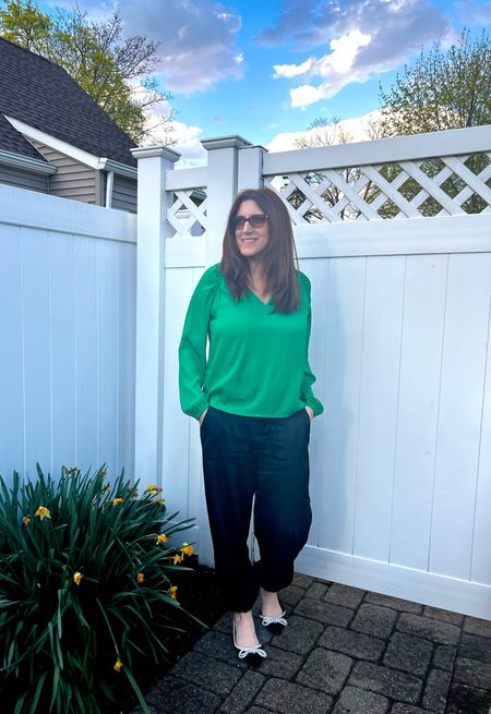 This top is such a pretty color green. I can’t tell you how many compliments I received wearing it. It now on sale for $28. 💚

#LTKshoecrush #LTKsalealert #LTKfindsunder50