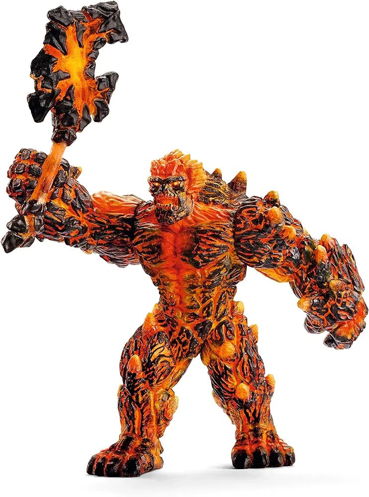 Schleich Eldrador Creatures Mythical Lava Monster - Lava Monster with Magic Axe, Posable Lava Gol... | Amazon (US)