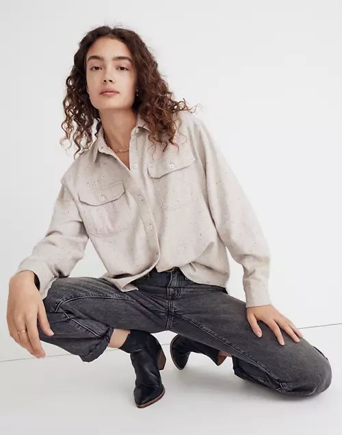 Donegal Flannel Kentwood Oversized Shirt-Jacket | Madewell
