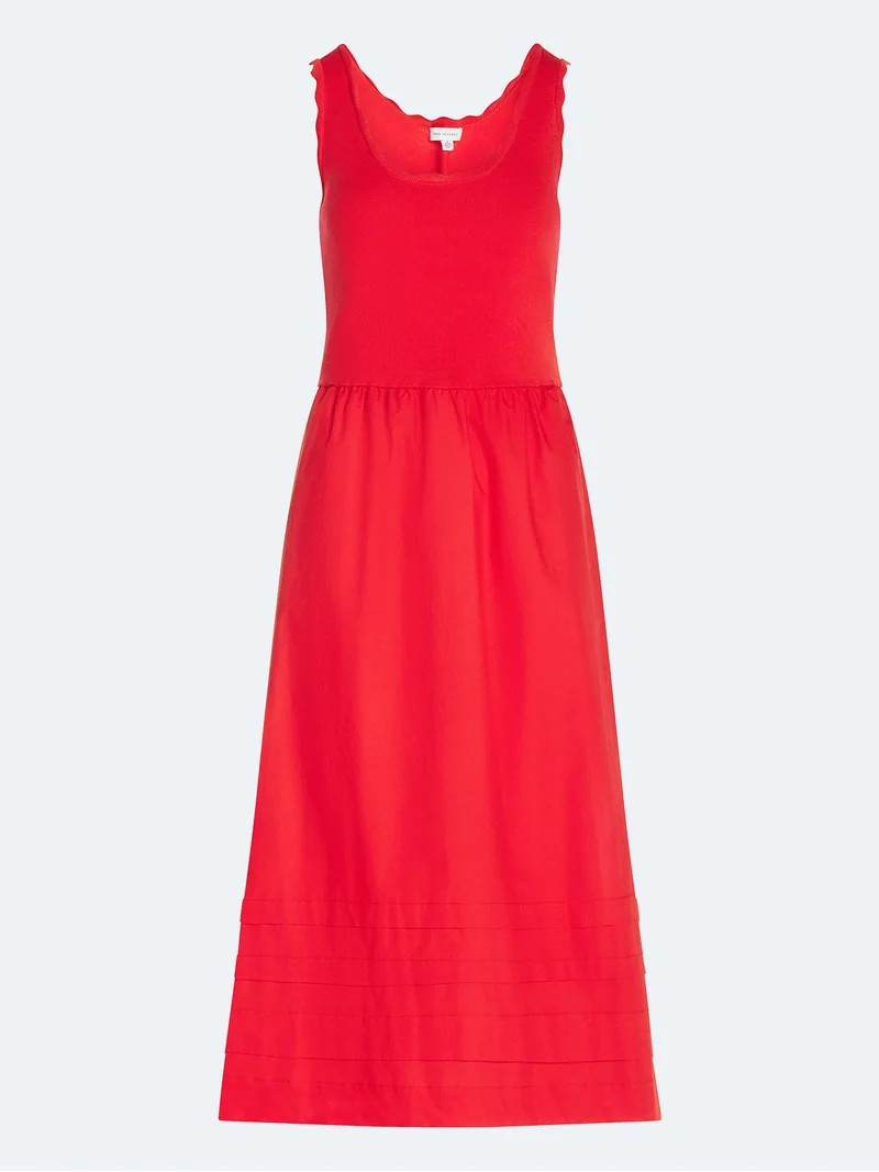 Free Assembly Women's and Women's Plus U-Neck Mixy Dress, Sizes XS-4X | Walmart (US)