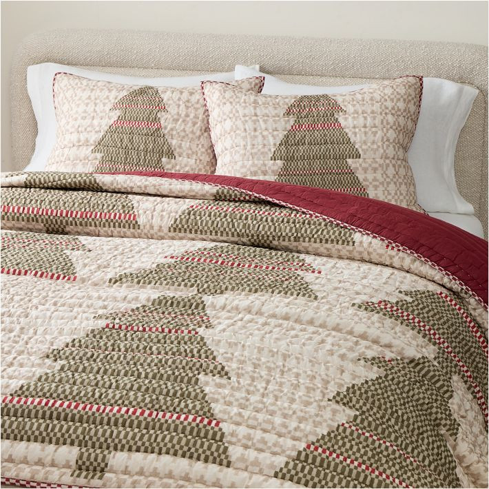 Fair Isle Tree Quilt & Shams | West Elm (US)
