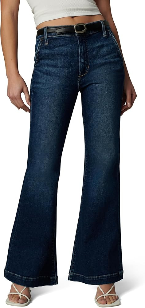 Joe's Jeans Women's Molly Petite High Rise Flared Jean | Amazon (US)