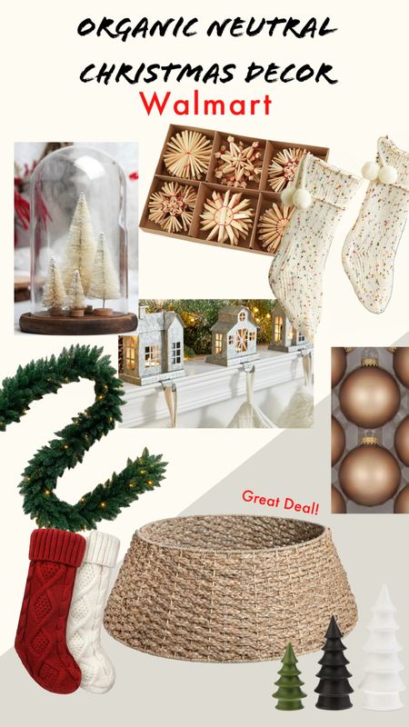 Organic Feel Christmas Decor from Walmart! 

#LTKSeasonal #LTKhome #LTKHoliday