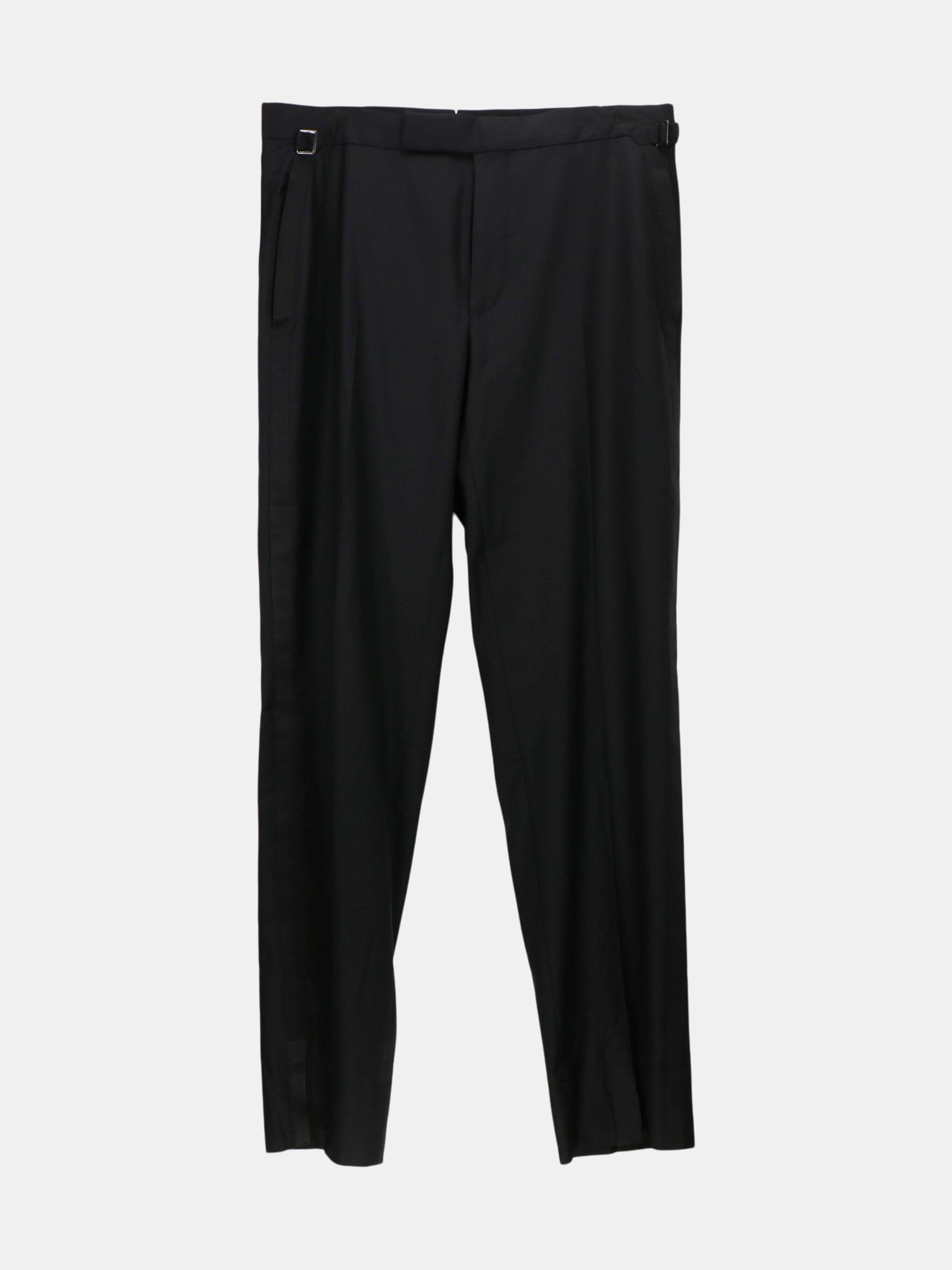 Tom Ford Men\'s Black Wool Dress Pant - 34 Inches - 34 | Verishop
