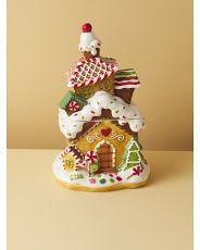 12in Ceramic Gingerbread House Cookie Jar | HomeGoods