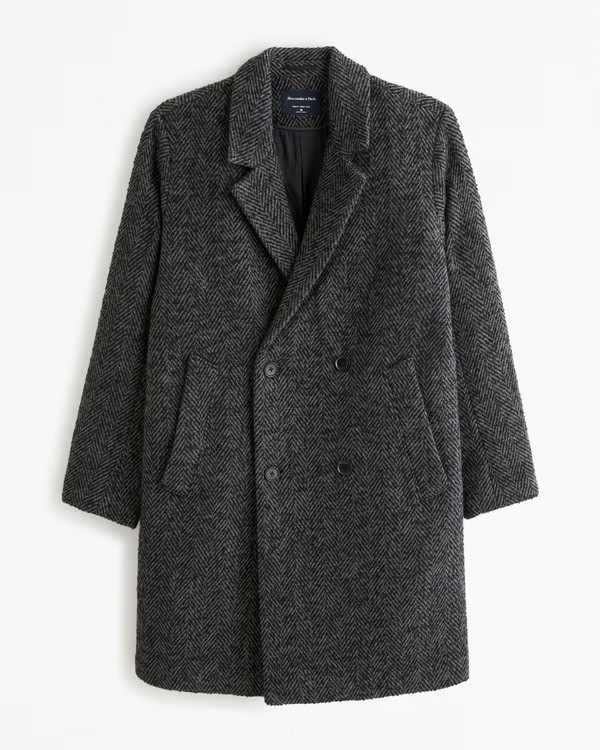 Wool-Blend Mac Coat | Abercrombie & Fitch (US)