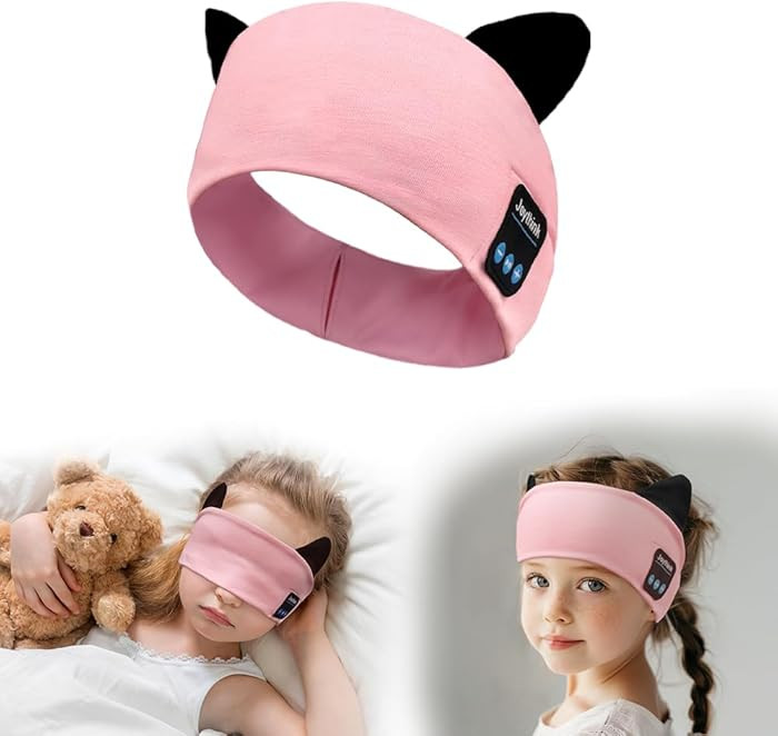 Joythink Kids Bluetooth Headband Headphones Sleep Mask Wireless Earphones Built in Thin Speaker A... | Amazon (UK)