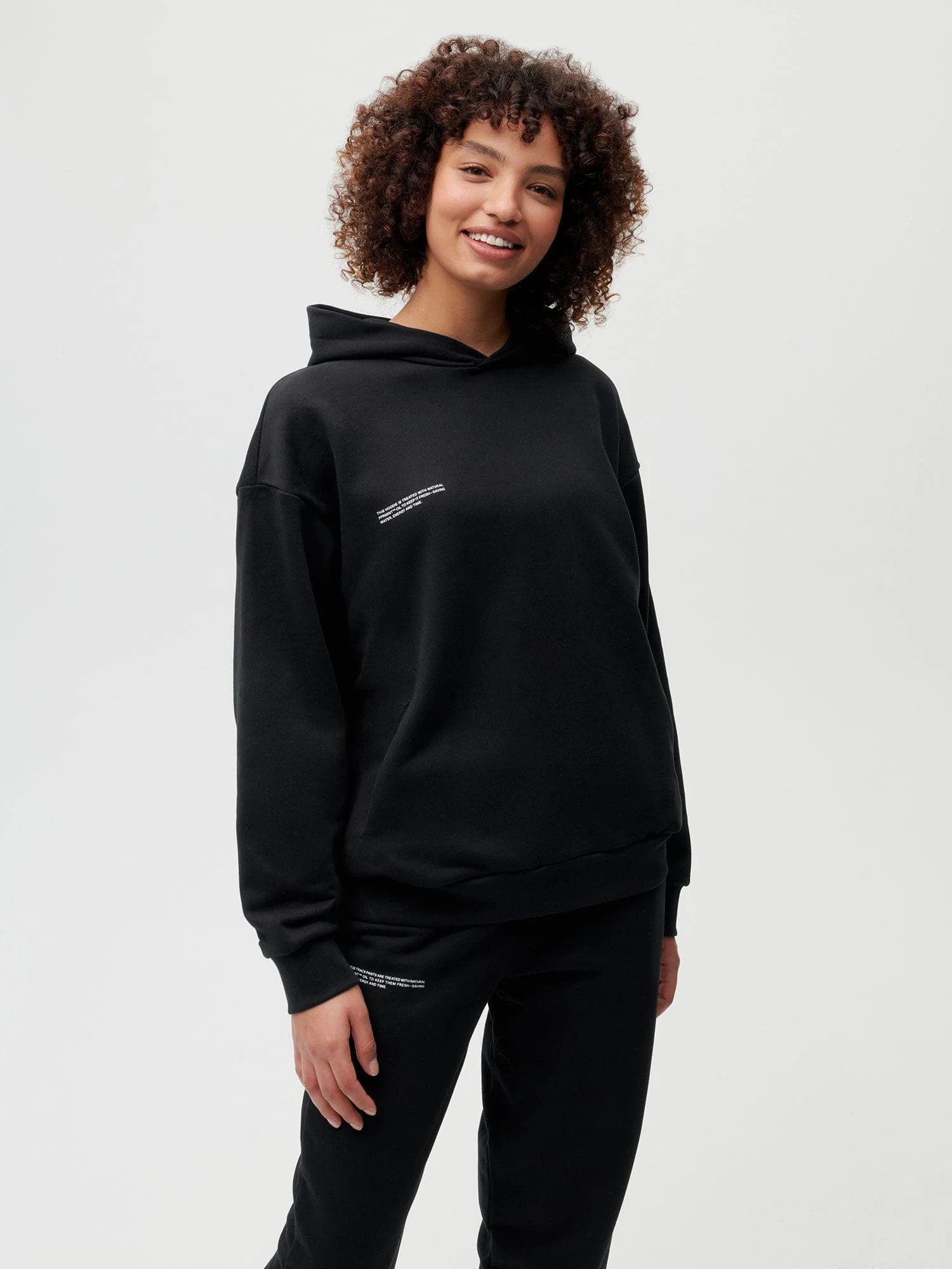 365 Midweight Hoodie - black | The Pangaia US