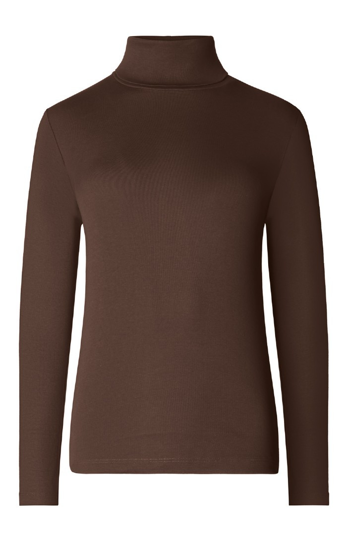 Ladies Cotton Roll Neck Jumper | The House Of Bruar