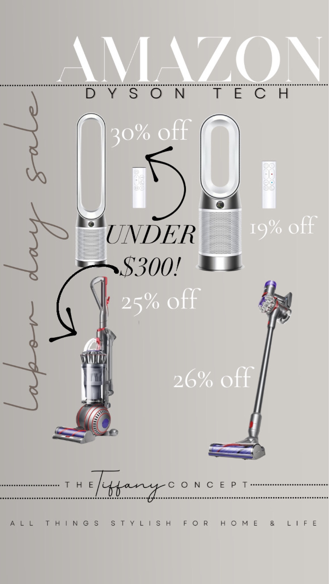 These DYSON items are on sale now on the Amazon LABOR DAY SALE! These items can help you keep your house and air clean every day with their high end technologies! 

#LTKHome #LTKSaleAlert #LTKFamily