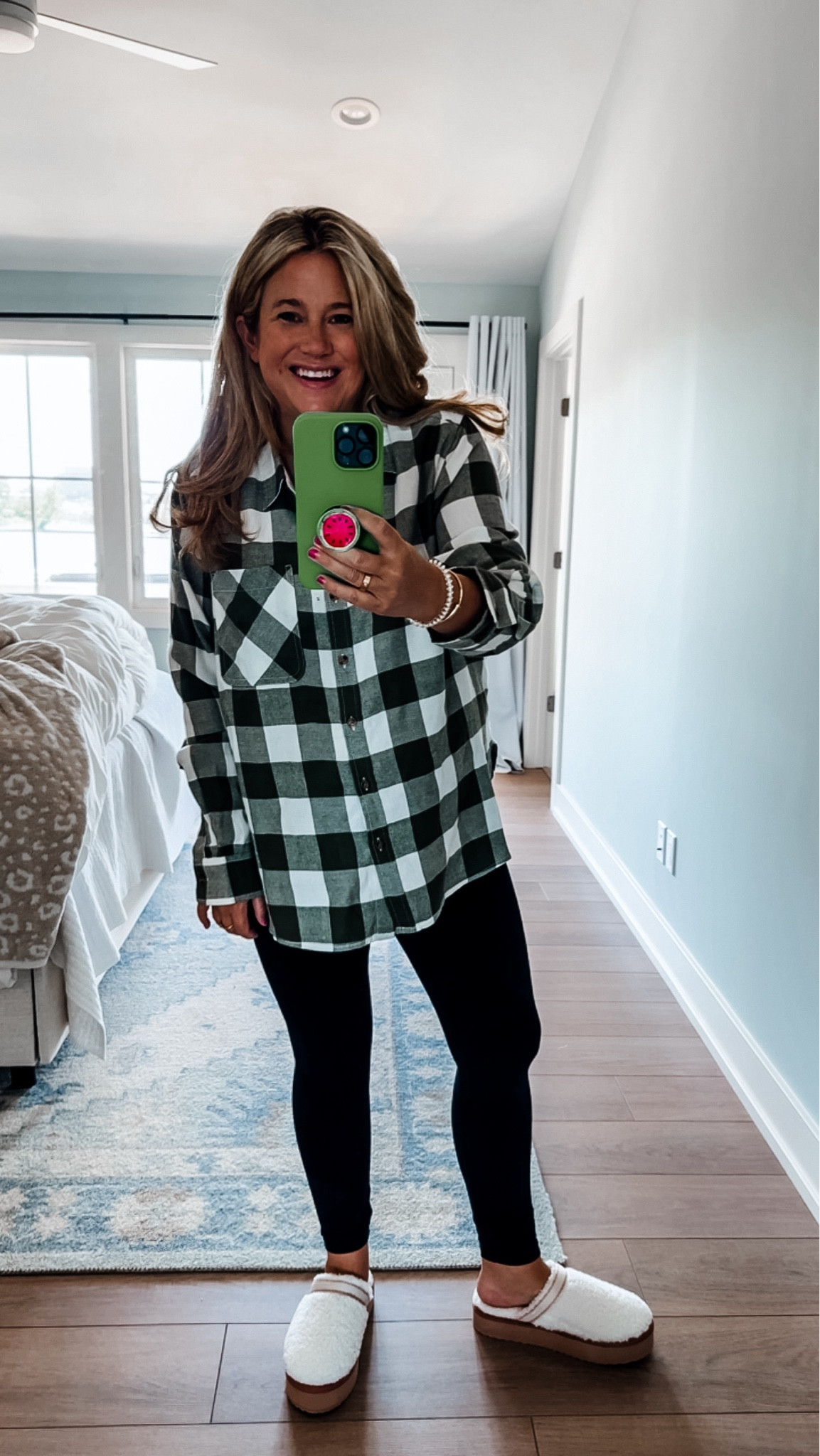 How cute is this Walmart flannel top!? Under $14! #walmartpartner @walmartfashion #walmartfashion #liketkit