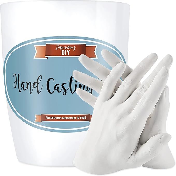 Discovering DIY Hand Casting Kit - Craft Supplies for Plaster Mold w/ Molding Powder, Gloves, Pai... | Amazon (US)