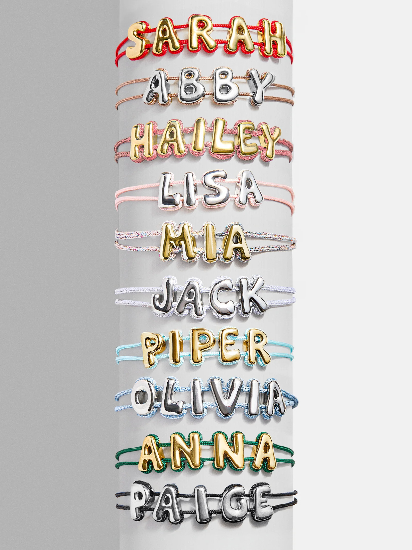 Wrapped Up Bubble Waterproof Custom Cord Bracelet - Turquoise | BaubleBar