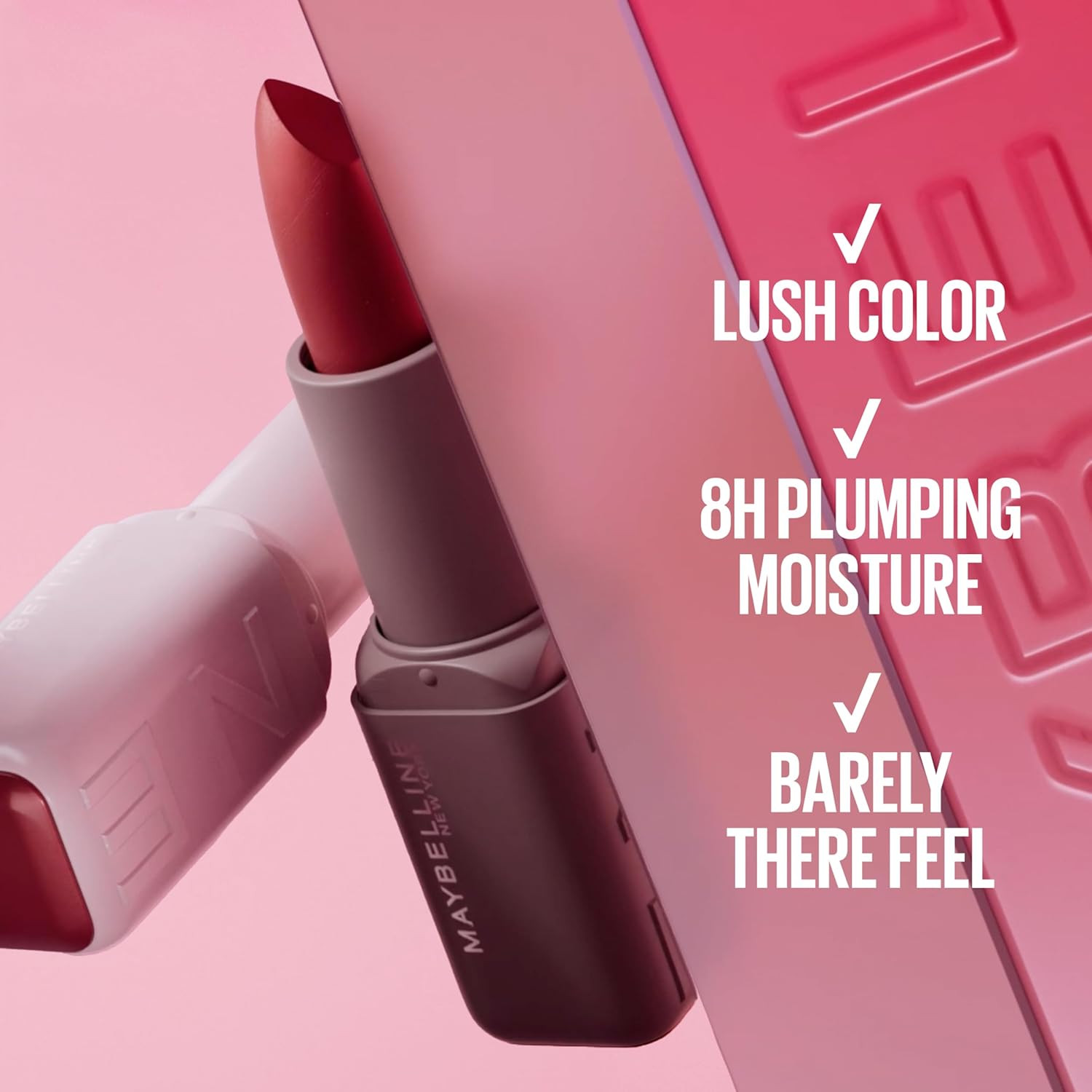 MAYBELLINE Serum Lipstick, Hydrating Lip Makeup with 8HRs of Lip Plumping Moisture with Hyaluroni... | Amazon (US)