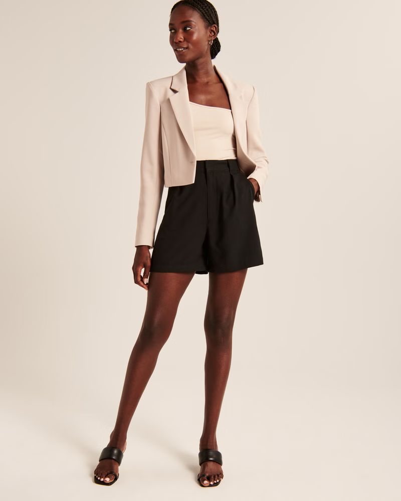 Dressy Tailored Shorts | Abercrombie & Fitch (US)