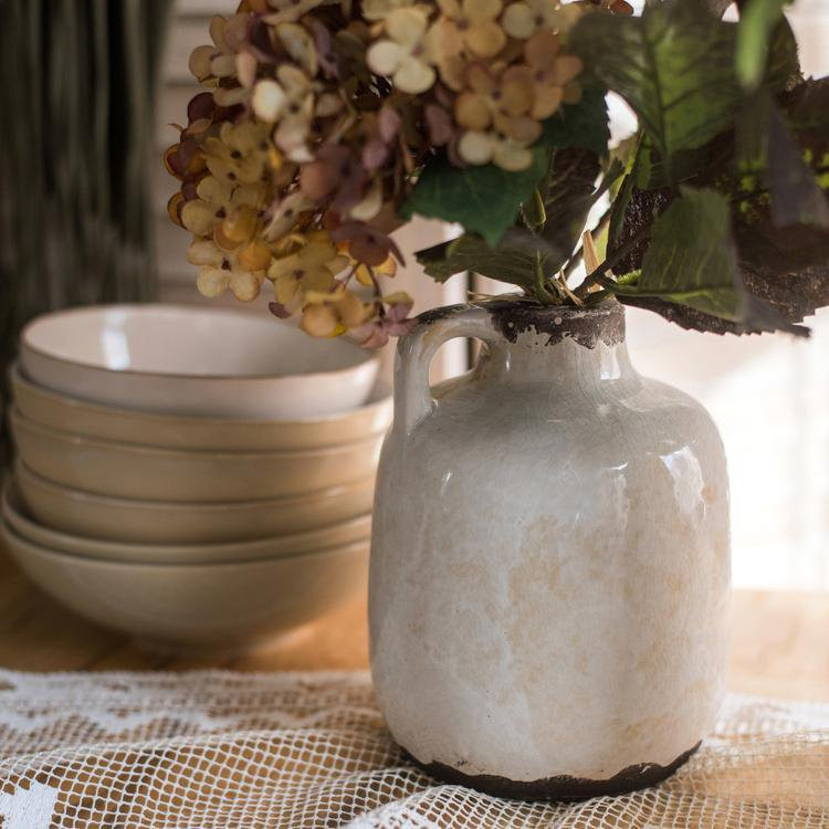 Binglie Glazed Pottery Vase with Single Handle | Walmart (US)