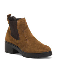 Made In Italy Suede Chelsea Booties | Women's Shoes | Marshalls | Marshalls