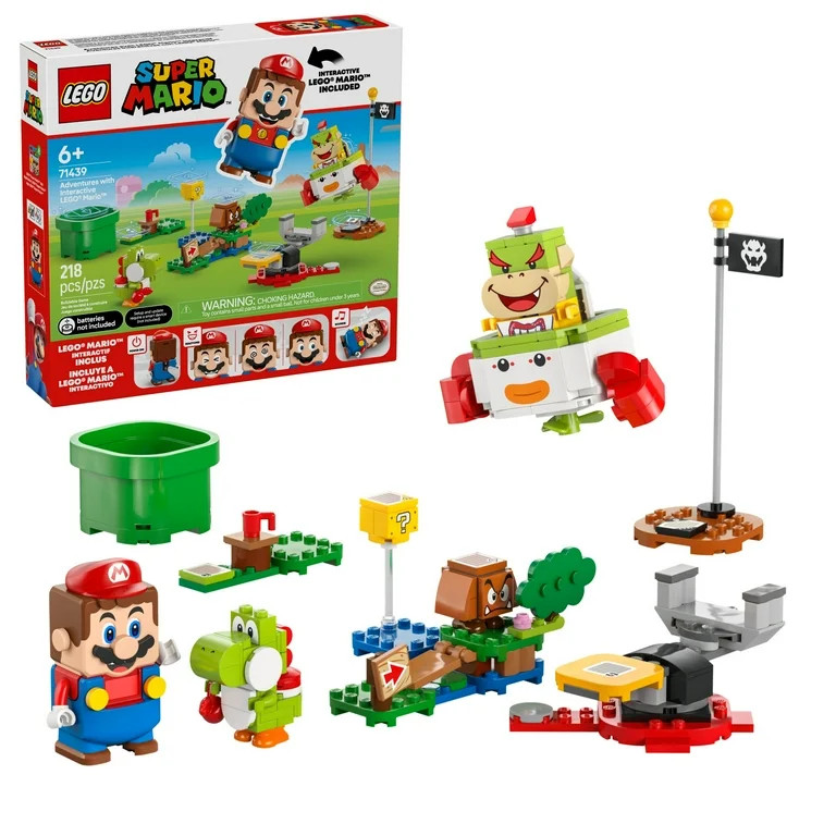 LEGO Super Mario Adventures with Interactive LEGO Mario, Vehicle Mario Playset, Yoshi and Nintend... | Walmart (US)