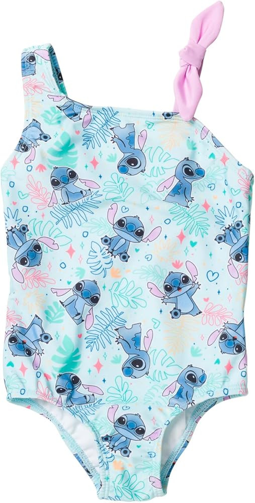 Disney Lilo & Stitch UPF 50+ One Piece Bathing Suit Newborn to Big Kid Sizes (9 Months - 14-16) | Amazon (US)