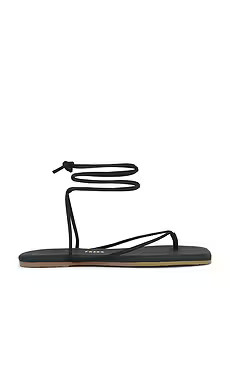 TKEES Square Toe Lilu Sandal in Sable from Revolve.com | Revolve Clothing (Global)