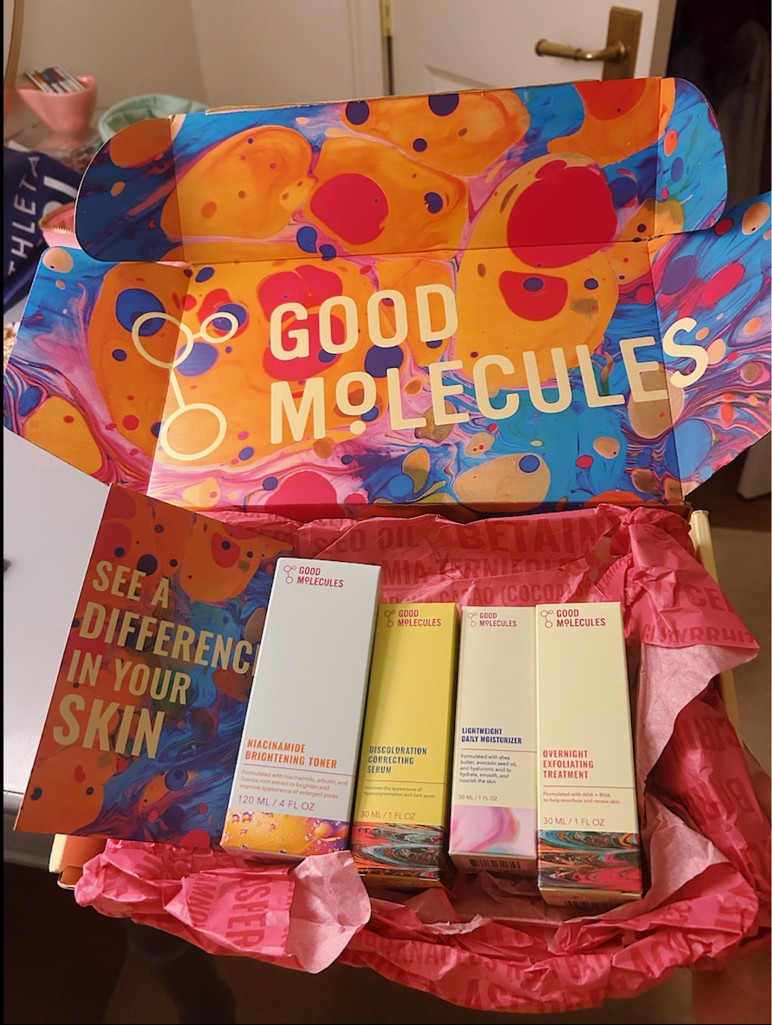 Fav skincare brands!! Thanks good molecules for this package!!
#shopgoodmolecules 