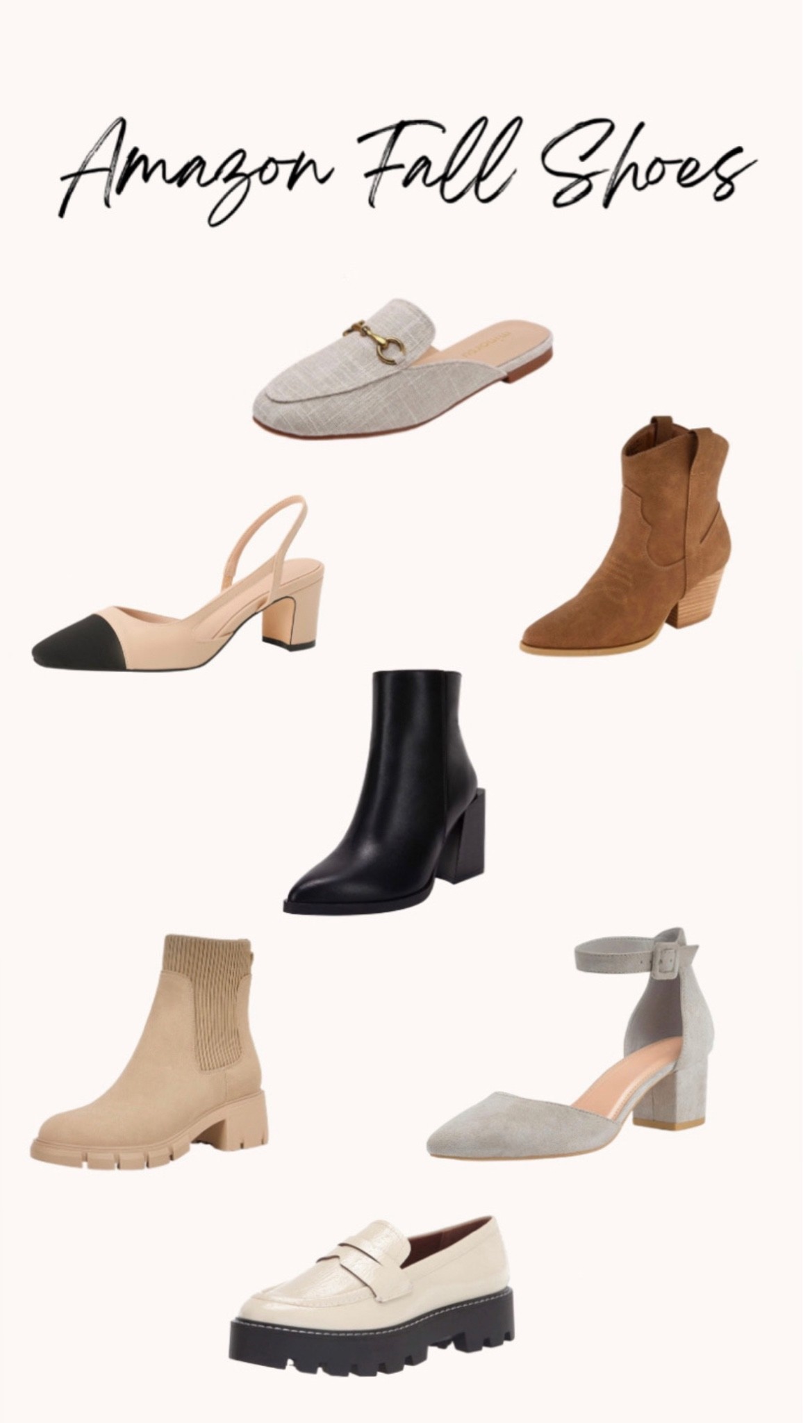 Amazon fall shoes! 

#LTKSeasonal #LTKsalealert #LTKunder50