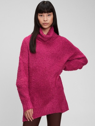 Cozy Boucle Turtleneck Tunic Sweater | Gap (US)