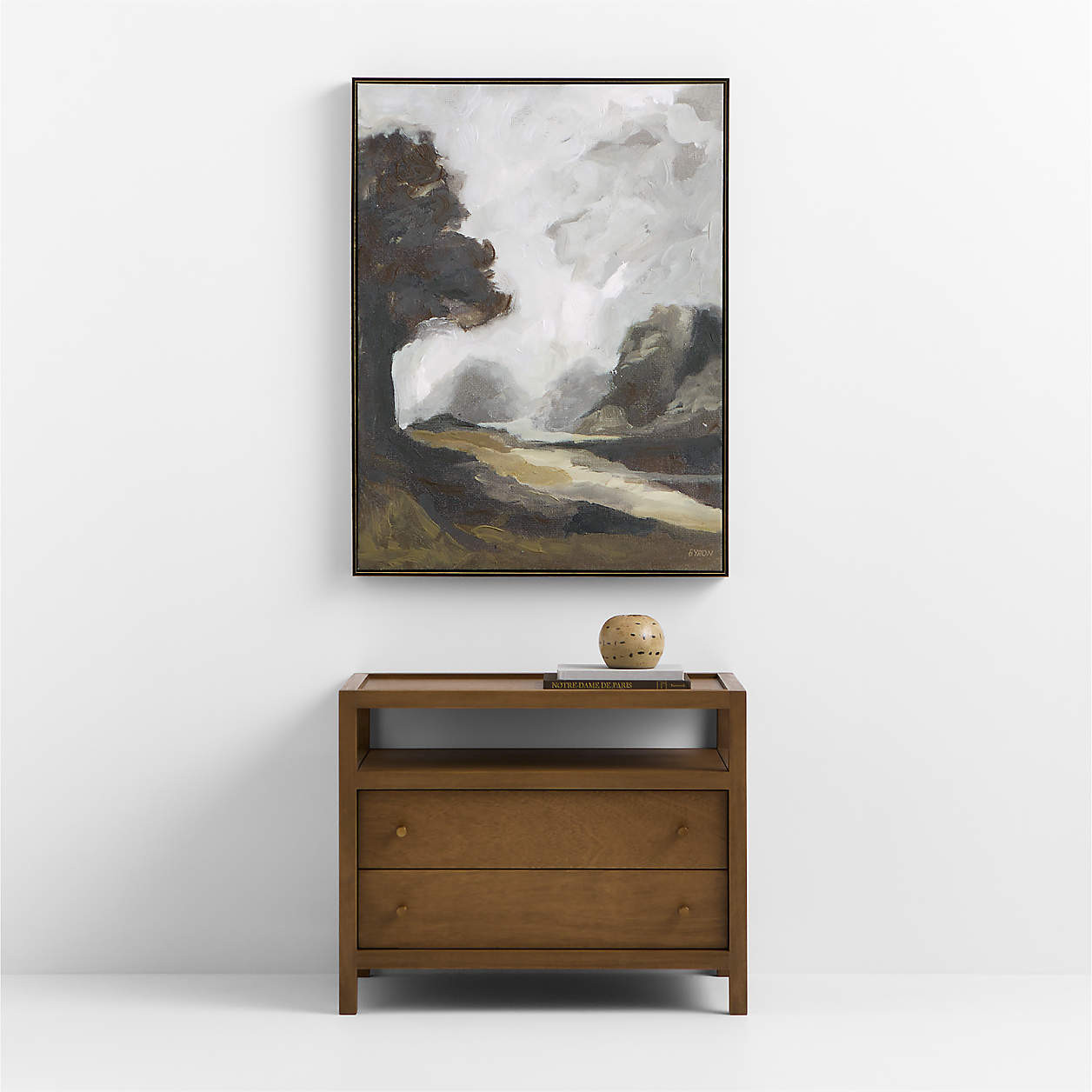 "Meet you There" by Sadie Byron 31" x 41" Framed Wall Art Print | Crate & Barrel | Crate & Barrel