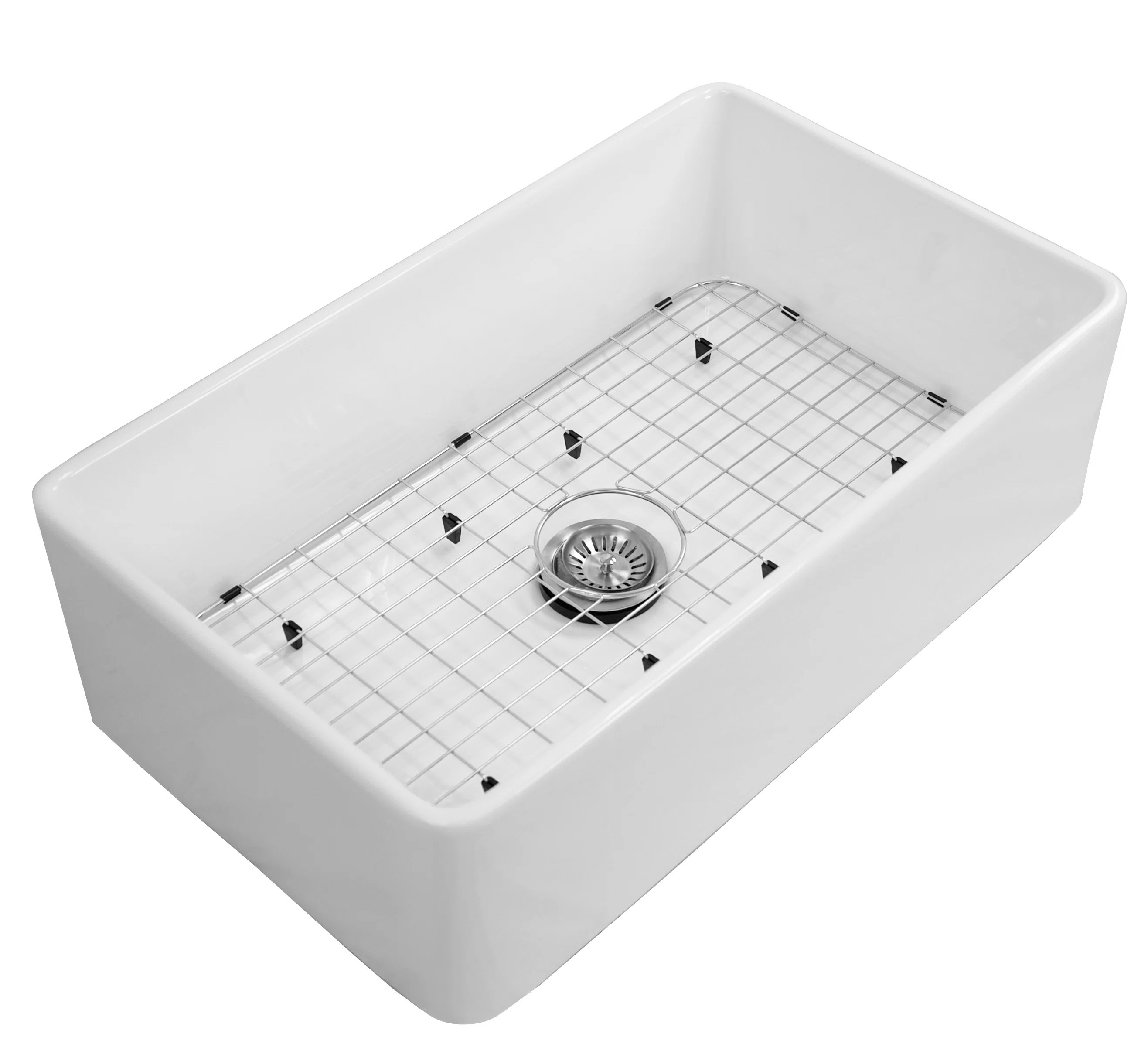 Edgware 33'' W Single Bowl Fireclay Farmhouse Kitchen Sink | Wayfair North America
