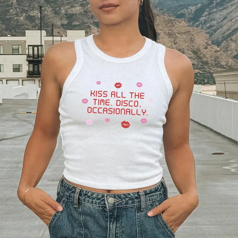 kiss racerback tank (allthetime) | Etsy (US)