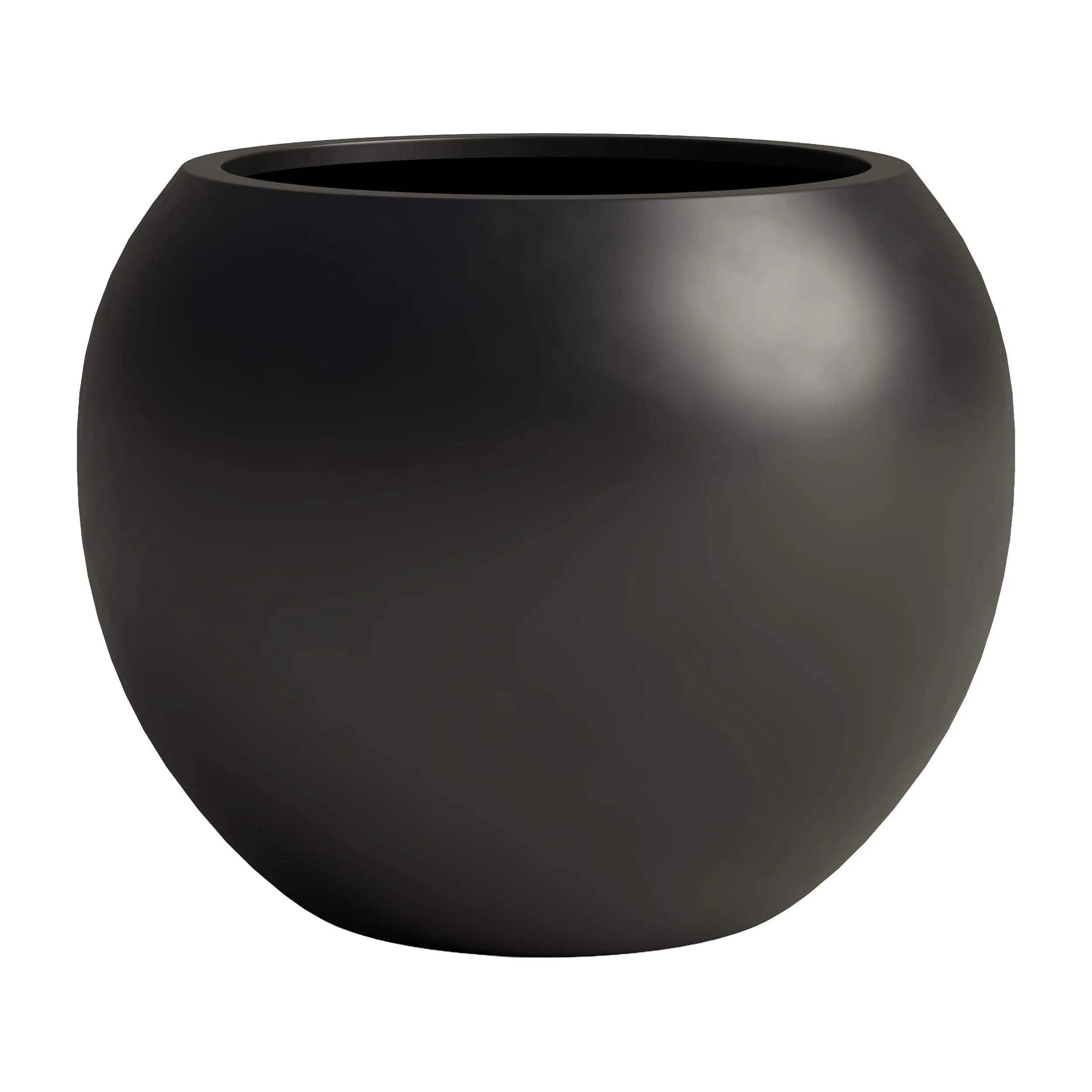 Signature Genest 1-Piece Fiberstone Planter For Indoor/Outdoor | Wayfair North America