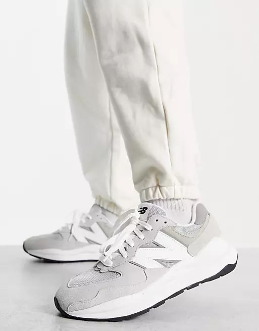 New Balance 57/40 sneakers in light gray | ASOS (Global)