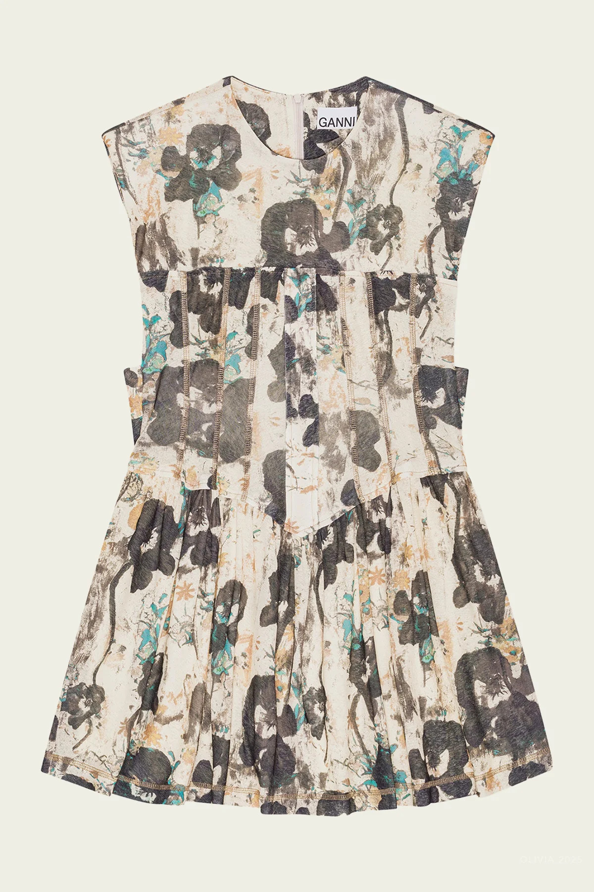 Marl Mesh Corset Mini Dress in Afterglow - 34 EU | Shop Olivia