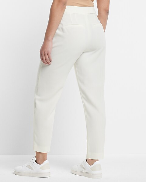 Super High Waisted Pleated Ankle Pant | Express