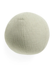 12in Round Cotton Ball Pillow | TJ Maxx
