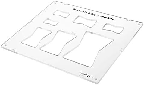 HERMIT TOOLS 12"*10" inches 7-in-1 Butterfly Inlay Template | Router and Decorative Templates for... | Amazon (US)