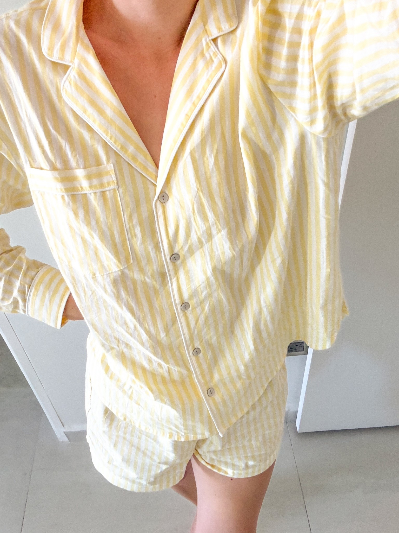 Obsessed with butter yellow for spring 🧈 💛 ☀️ 🌼 yellow shirt is sold out but I liked pink gingham which is also super cute for spring 🌸🎀🌷

#LTKFindsUnder50