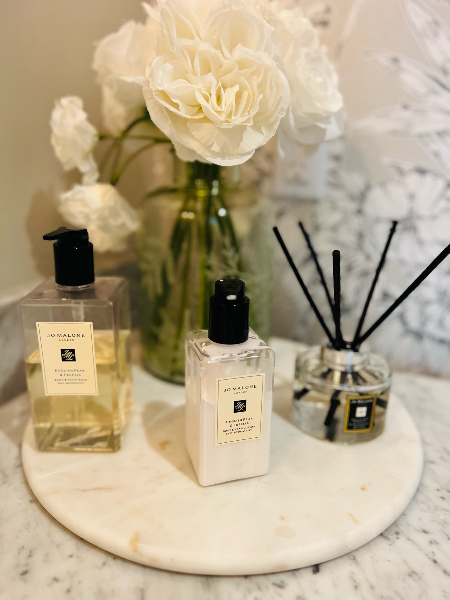 My most popular bathroom trio ever!!
English pear and freesia has been my favorite for years!!
Everyone that goes into my powder Bathroom loves it.

#LTKGiftGuide #LTKhome #LTKwedding