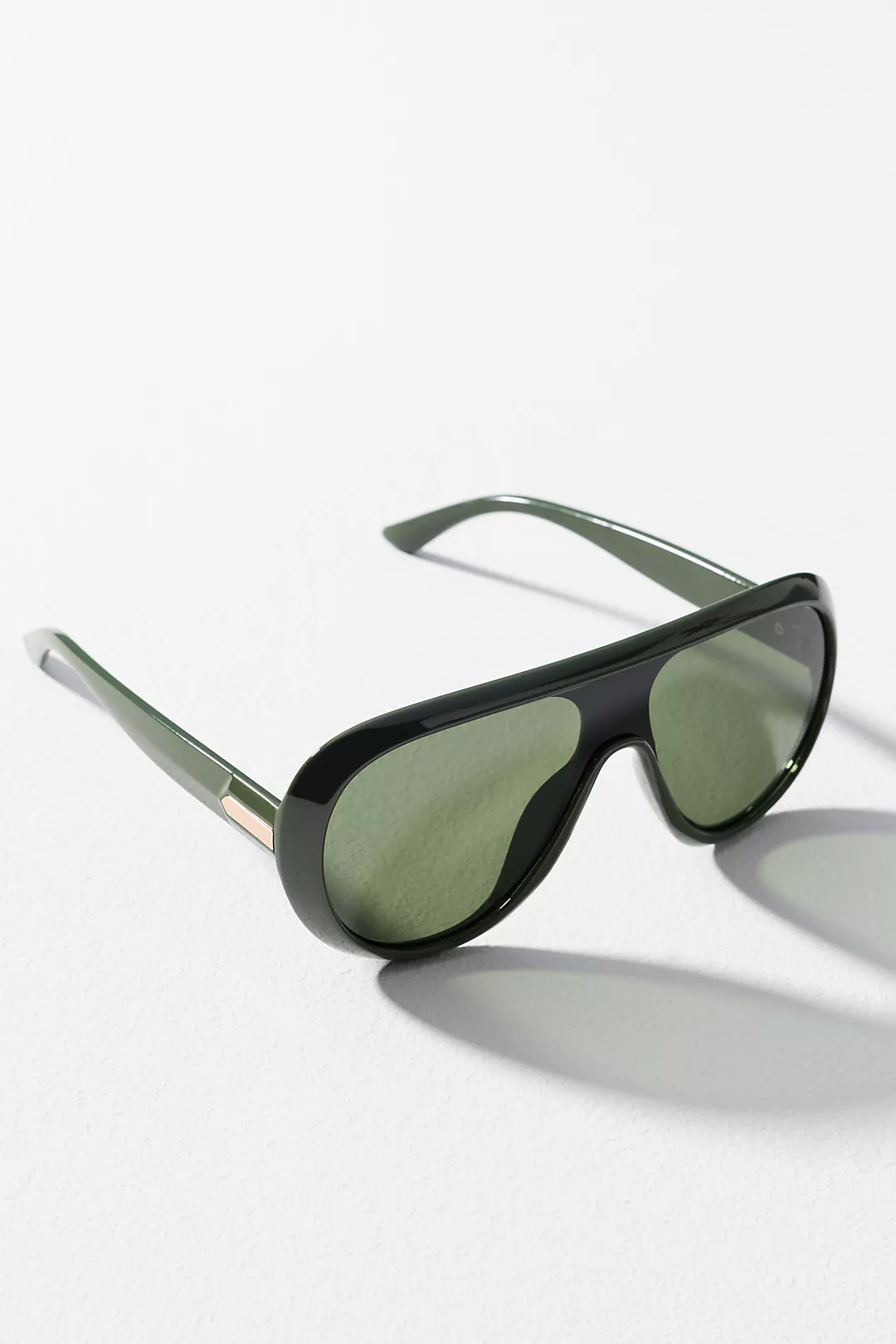 Eyeking Flat Top Translucent Aviator Sunglasses | Anthropologie (US)