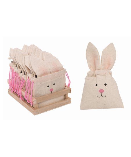 White Easter Bunny Treat Sacks - Set of 12 | Zulily