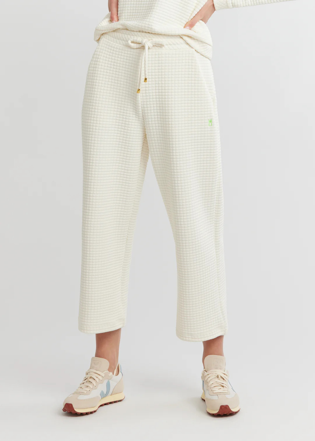 Palisades Pants in Waffle (Cream) | Dudley Stephens