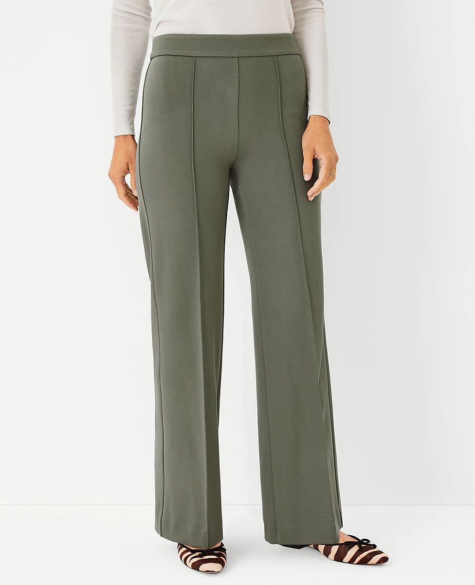 The Side Zip Straight Pant | Ann Taylor (US)